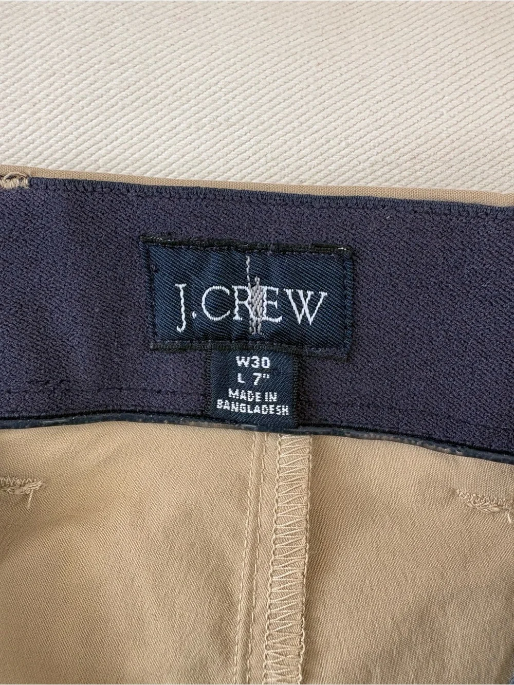 J. Crew Men’s Stretch Chino Shorts - Khaki